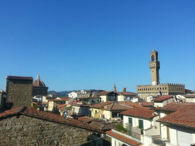 La vue depuis la terrasse du Continentale - Lungarno Collection